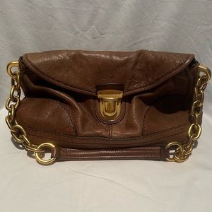 Prada Caramel Leather Bag with Gold Hardware